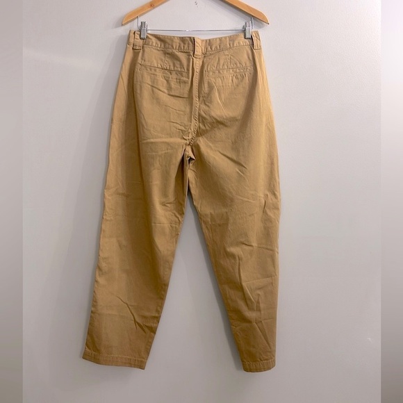 Madewell Pleated Taper barrel balloon Wide-Leg Pants - Picture 5 of 10